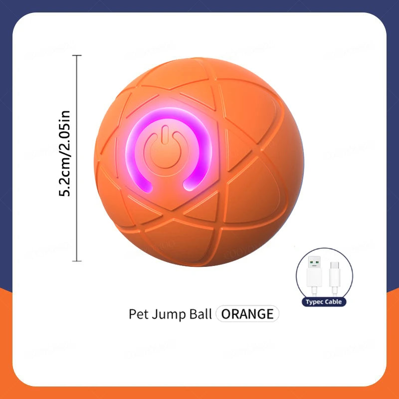 Interactive Smart Dog Toy Ball – USB Rechargeable, Automatic Bouncing & Moving Fun for Puppies & Cats – Perfect Gift!