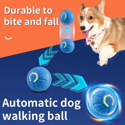 Interactive Smart Dog Toy Ball – USB Rechargeable, Automatic Bouncing & Moving Fun for Puppies & Cats – Perfect Gift!